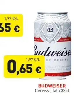 Hiperber Budweiser Cerveza oferta