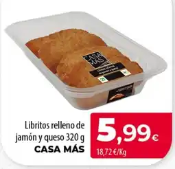 SPAR Lanzarote Casa Más libritos relleno de jamón y queso oferta