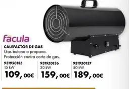 Coinfer facula calefactor de gas oferta