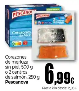 Unide Market Pescanova corazones de merluza sin piel oferta