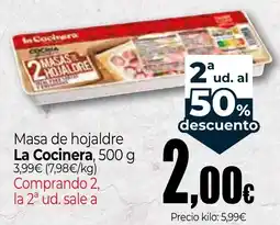 Unide Market La Cocinera masa de hojaldre oferta
