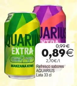 Supermercados Aquí Aquarius Extra oferta
