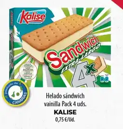 SPAR Lanzarote Kalise sandwich vainilla oferta