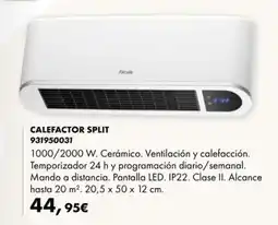 Coinfer Flicula calefactor split oferta