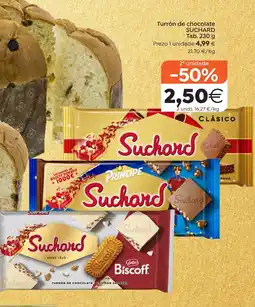 Plenus Supermercados Suchard turrón de chocolate oferta