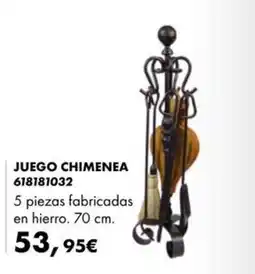 Coinfer Juego chimenea oferta