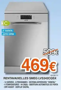 Expert Rentavaixelles smeg lvs342cqsx oferta