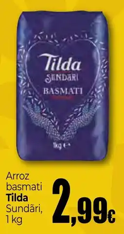 Unide Market Tilda arroz basmati Sundari oferta