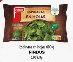SPAR Lanzarote Findus espinacas en hojas oferta