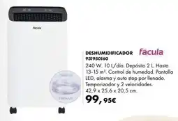 Coinfer facula deshumidificador 931950160 oferta