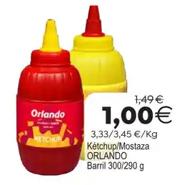 Supermercados Aquí Orlando Ketchup/Mostaza oferta