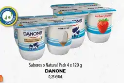SPAR Lanzarote Danone sabores o natural pack oferta