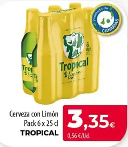 SPAR Lanzarote Tropical cerveza con limón oferta