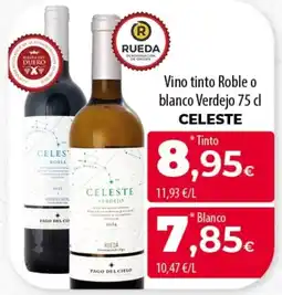 SPAR Lanzarote Celeste Vino tinto Roble o blanco Verdejo oferta