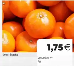 Supermercados Aquí Mandarina 1ª oferta