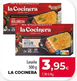 SPAR Lanzarote la Cocinera lasaña de atún con pasta fresca oferta