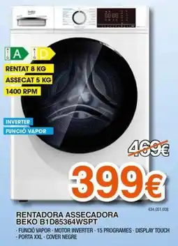 Expert Beko rentadora assecadora b1d85364wspt oferta