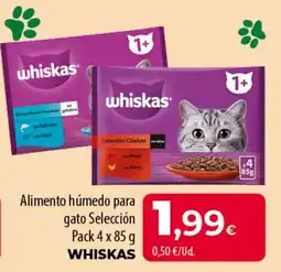SPAR Lanzarote whiskas alimento húmedo para gato selección oferta