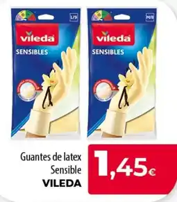 SPAR Lanzarote Vileda guantes de latex sensible oferta