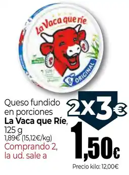 Unide Market La Vaca que Ríe queso fundido en porciones oferta