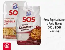 SPAR Lanzarote SOS arroz especialidades o pasta fideua oferta