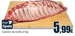 Unide Market Costillar de cerdo oferta