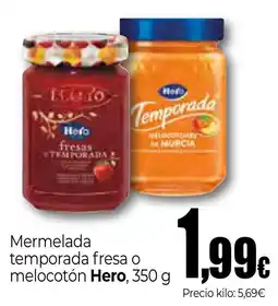 Unide Market Hero mermelada fresa o melocotón oferta