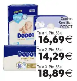 Plenus Supermercados Cueiros Sensitive DODOT oferta