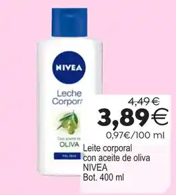 Plenus Supermercados Nivea leche corporal oferta