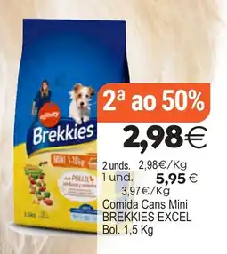 Plenus Supermercados Brekkies comida cans mini oferta