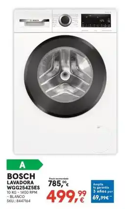 Worten Bosch lavadora wgg254z5es oferta