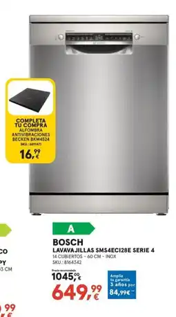 Worten Bosch lavavajillas sms4ec128e serie 4 oferta