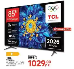 Worten Tcl tv 85p8l oferta