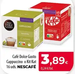 SPAR Lanzarote Nescafe Dolce Gusto Cappuccino o Kit Kat oferta