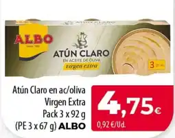SPAR Lanzarote Albo atún claro en aceite de oliva virgen extra oferta