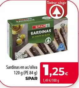 SPAR Lanzarote Spar sardinas en aceite de oliva oferta