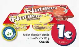 SPAR Lanzarote Kalise Natillas Chocolate, Vainilla oferta