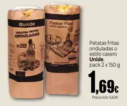 Unide Market Unide patatas fritas onduladas o estilo casero oferta