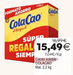 Plenus Supermercados ColaCao cacao soluble oferta