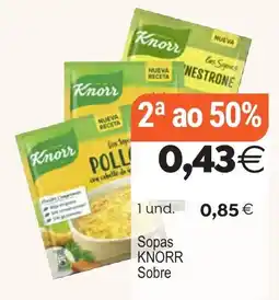 Plenus Supermercados Knorr Sopas Sobre oferta