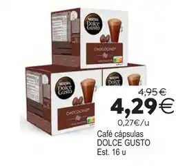 Plenus Supermercados Nestlé Dolce Gusto Chococino oferta