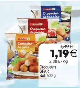 Supermercados Aquí SPAR croquetas de pollo oferta