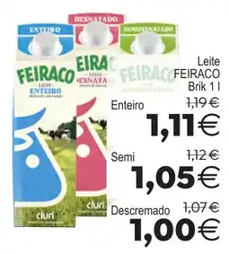 Supermercados Aquí Feiraco leite oferta