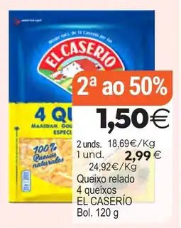 Plenus Supermercados El caserío queixo relado 4 queixos oferta