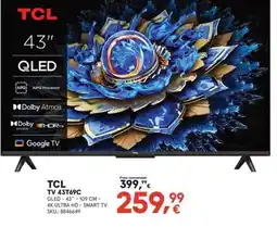 Worten Tcl tv 43t69c oferta