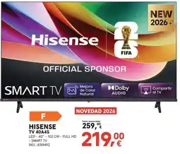 Worten Hisense TV 40A4S oferta