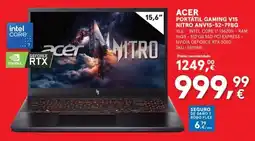 Worten Acer portátil gaming v15 nitro anv15-52-79bg oferta