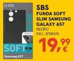 Worten Sbs funda soft slim samsung galaxy a57 negro oferta