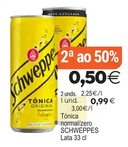 Plenus Supermercados Schweppes Tónica normal/zero oferta