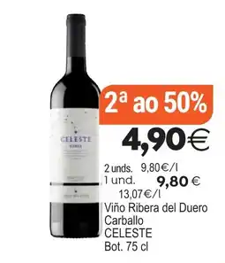 Plenus Supermercados Celeste viño ribera del duero oferta
